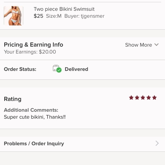 Two piece Bikini Swimsuit - Picture 11 of 12